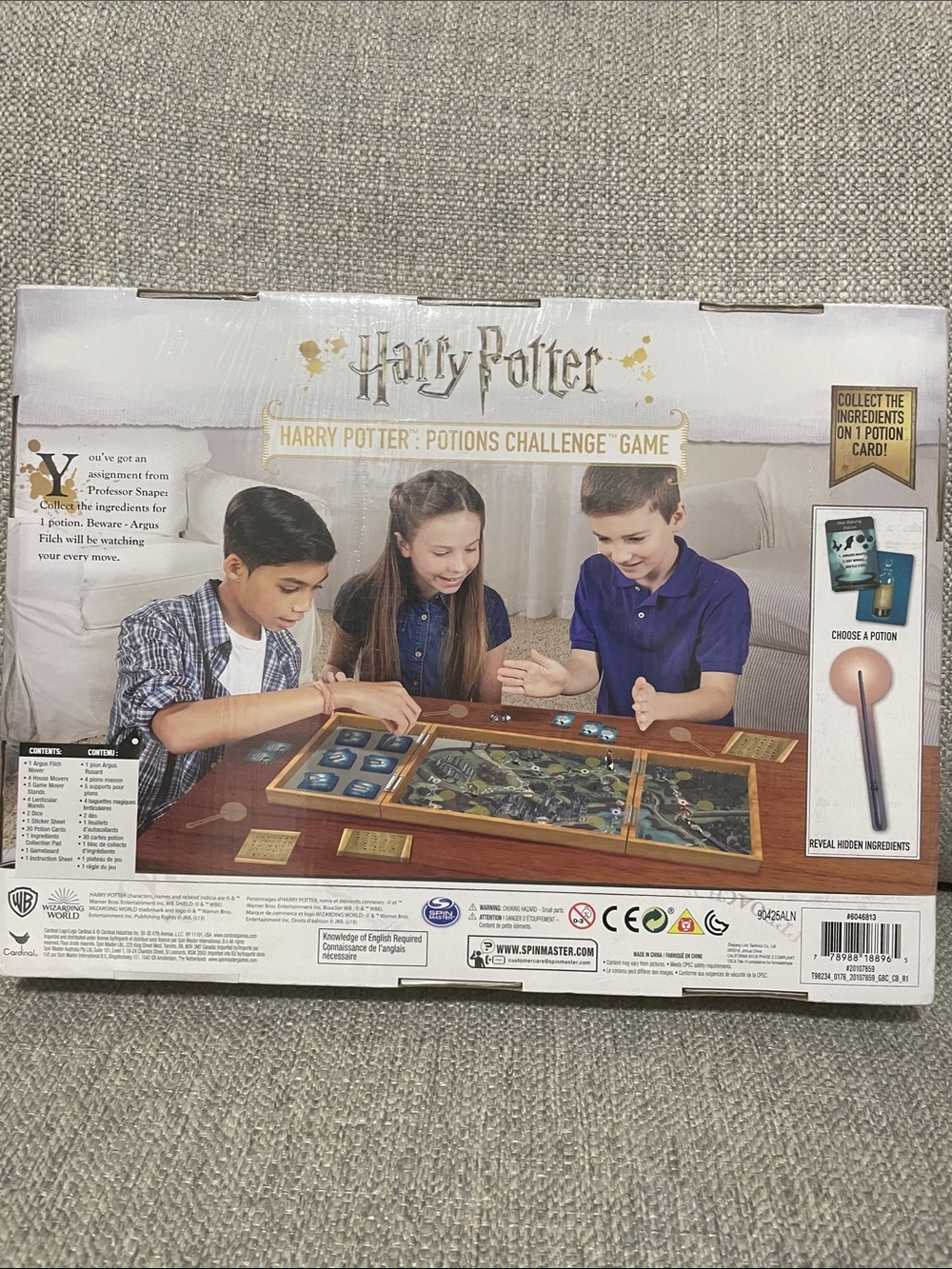 Harry Potter Potions Challenge Deluxe Wooden Board Game NEW SEALED